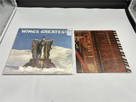 1978 WINGS GREATEST HITS W/ POSTER - G (Scratched)