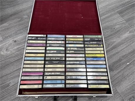 CASE OF CASSETTE TAPES