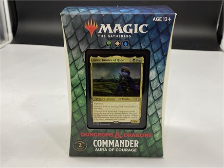 SEALED MAGIC COMMANDER AURO OF COURAGE CARD BOX