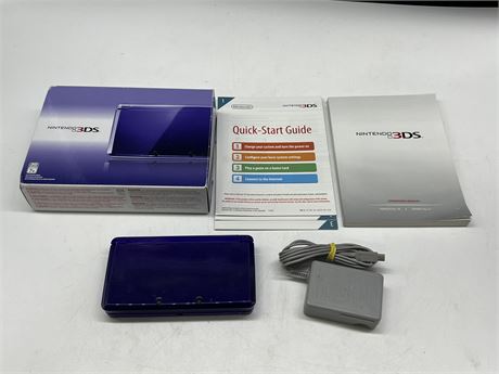 NINTENDO 3DS COMPLETE W/BOX & MANUAL - WORKS