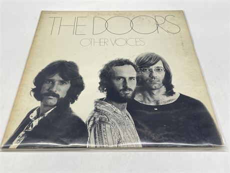 THE DOORS EARLY PRESS GATEFOLD - OTHER VOICES - VG (Scratched)