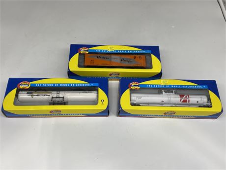 3 ATHEARN TRAIN MODELS - RETAIL $50 COMBINED