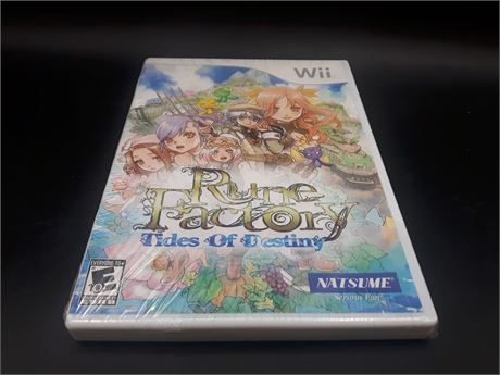 SEALED - RUNE FACTORY TIDES OF DESTINY - WII