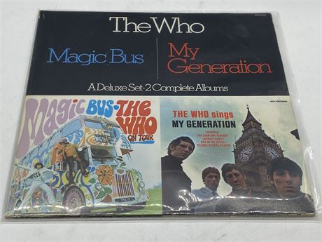 THE WHO - MAGIC BUS | MY GENERATION 2LP / GATEFOLD COPY - EXCELLENT (E)