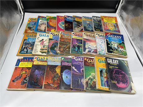 COLLECTION OF GALAXY SCI-FI SCIENCE DIGEST BOOKS