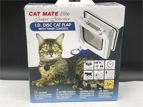 NEW CAT MATE ELITE I.D. DISC CAT FLAP DOOR