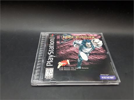 LODE RUNNER - VERY GOOD CONDITION - PLAYSTATION