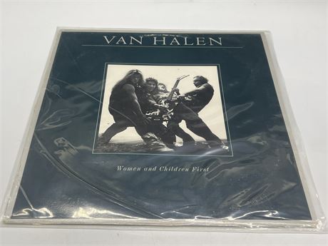 VAN HALEN - WOMEN & CHILDREN FIRST - VG (Slightly scratched)