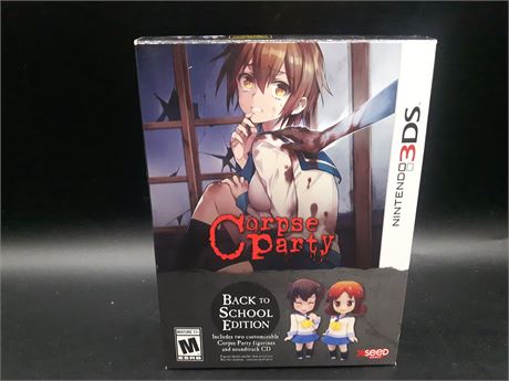 CORPSE PARTY - BACK TO SCHOOL COLLECTORS EDITION - EXCELLENT CONDITION - 3DS