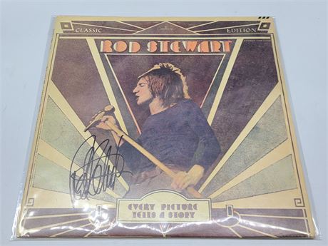 ROD STEWART SIGNED LP ALBUM  'EVERY PICTURE TELLS A STORY' WITH COA