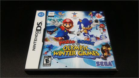 EXCELLENT CONDITION - MARIO & SONIC AT THE WINTER OLYMPICS (DS)
