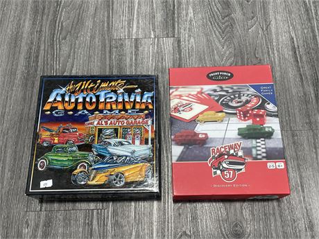 FAMILY GAMES: RACEWAY AND AUTO TRIVIA