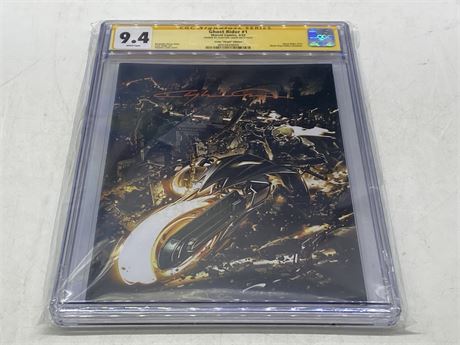 CGC 9.4 GHOST RIDER #1 SIGNED BY CLAYTON CRAIN