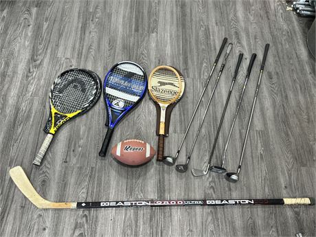 LOT OF SPORTING GOODS