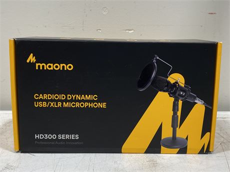 NEW MAONO CARDIOID DYNAMIC USB/XLR MICROPHONE