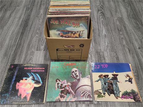BOX OF RECORDS (Most are scratched)