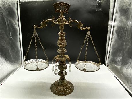 LARGE MCM SCALES OF JUSTICE (20” TALL)