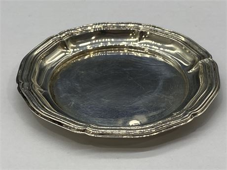 SMALL STERLING COASTER / TRAY (3” DIAMETER)
