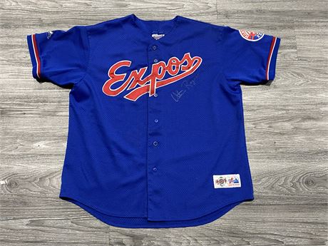 SIGNED MONTREAL EXPOS JERSEY