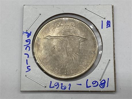 1867-1967 SILVER DOLLAR