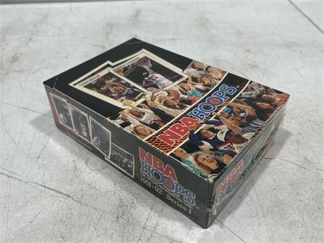 SEALED 1991 NBA HOOPS SERIES 1 BOX
