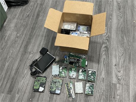 LOT OF COMPUTER HARD DRIVES FOR PRECIOUS METAL RECOVERY