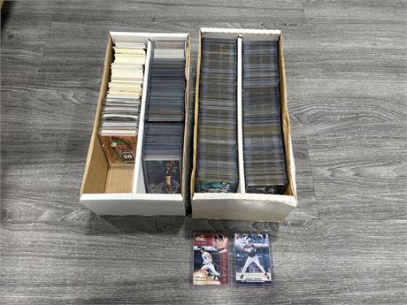 FLAT OF ALL ROOKIE BASEBALL CARDS IN TOP LOADERS 90’s / EARLY 2000’s + FLAT OF