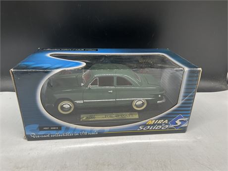NEW MIRA BY SOLIDO 1/18 SCALE DIECAST FORD ‘49 COUPE