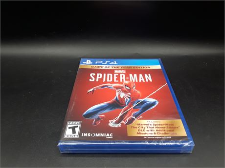 SEALED - SPIDER-MAN GAME OF THE YEAR EDITION - PS4
