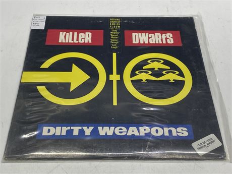 RARE 1990 PRESS KILLER DWARFS - DIRTY WEAPONS - EXCELLENT (E)