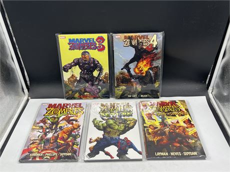 5 MARVEL ZOMBIES HARD COVERS