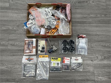 LARGE LOT OF MISC RC PARTS - SOME NOS