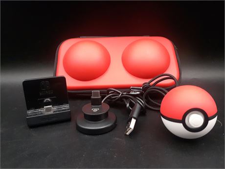 RARE - POKEBALL PLUS WITH CASE / ACCESSORIES - SWITCH
