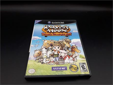 HARVEST MOON ANOTHER WONDERFUL LIFE - EXCELLENT - GAMECUBE
