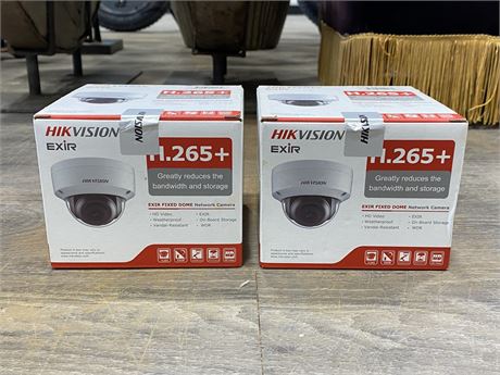 2 NEW IN BOX HIKVISION EXIR SECURITY CAMERAS