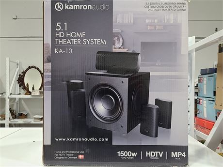 5.1 HD HOME THEATER SYSTEM (New in box)