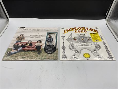 SEALED - 2 MISC RECORDS - IMPLOSION 2020 & LUKAS NELSON & PROMISE OF THE REAL
