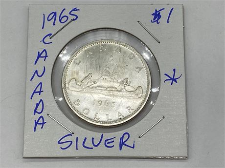 1965 CANADA SILVER DOLLAR