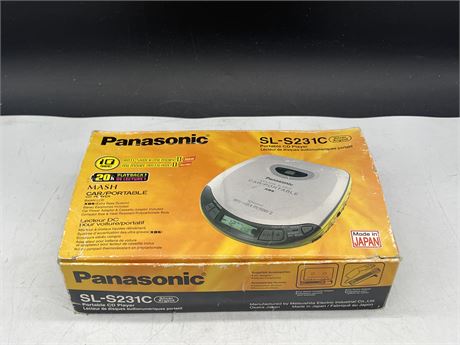 PANOSONIC SL-S231C PORTABLE CD PLAYER
