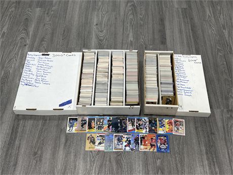 2 BOXES OF 90’s NHL LEGENDS CARDS 4000+ CARDS, GRETZKY, LEMIEUX, JAGR, HULL ECT