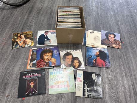 BOX OF ASSORTED RECORDS
