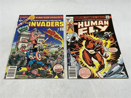 THE HUMAN FLY #1 & THE INVADERS #1