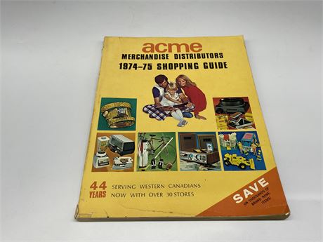 ACME 1974-1975 SHOPPING GUIDE