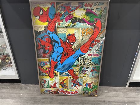 LARGE SPIDER-MAN CANVAS POSTER 24”x36”
