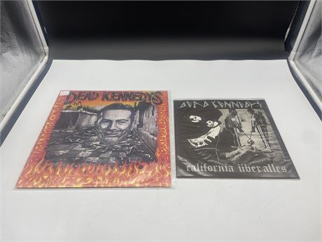 2 UK IMPORT DEAD KENNEDYS RECORDS - VG (SLIGHTLY SCRATCHED)