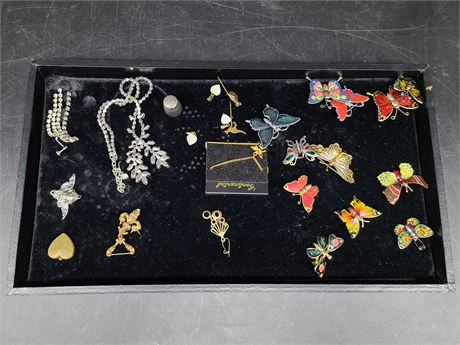 MISC. TRAY OF JEWELRY