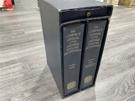 OLD OXFORD ENGLISH DICTIONARY