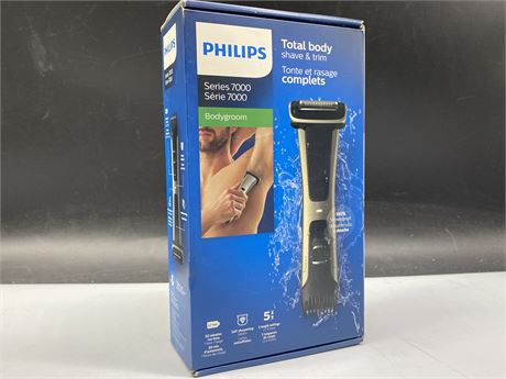 (NEW) PHILLIPS SERIES 7000 TOTAL BODY SHAVE & TRIM