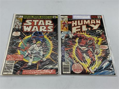STAR WARS & THE HUMAN FLY 1ST EDITION COMICS