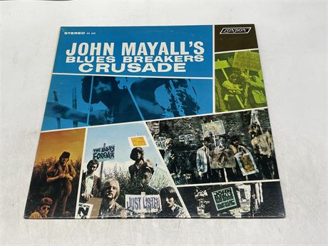 1967 JOHN MAYALL’S OG US PRESS - BLUES BREAKERS CRUSADE - EXCELLENT (E)